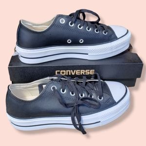 Converse-Leather Platform